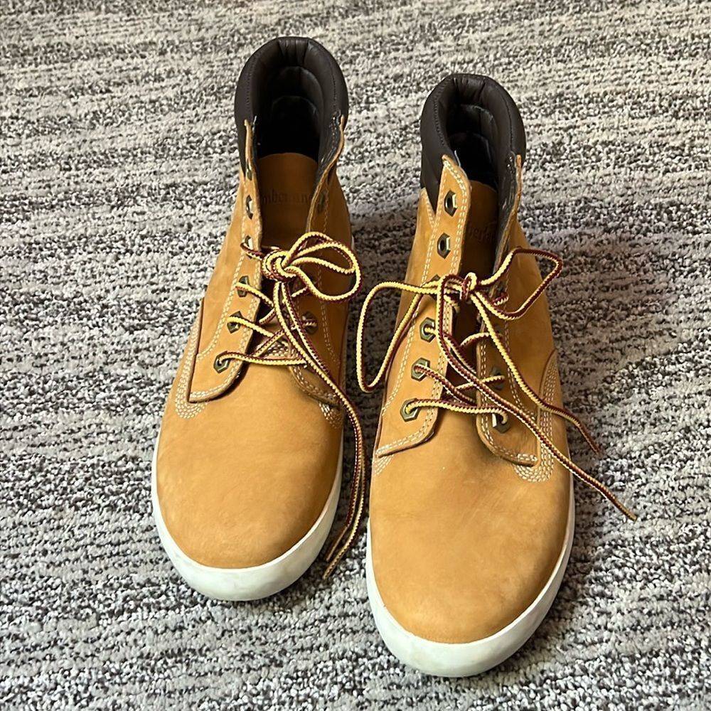 Timberland Wheat High Top Sneaker Boots US 8.5 - Picture 2 of 8